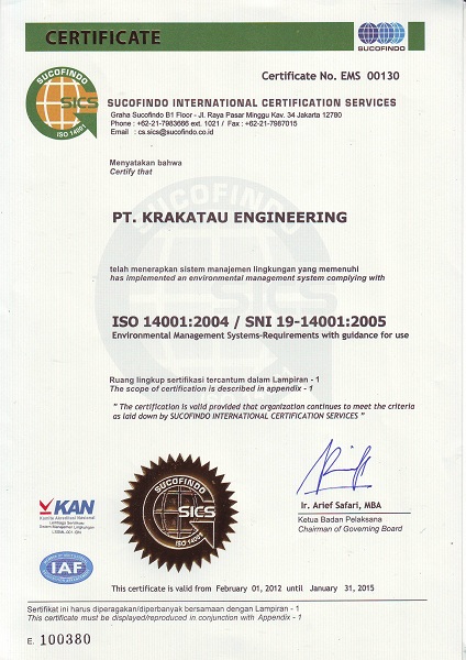 ISO 14001:2004 2012 (1 of 2)